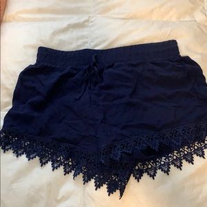navy shorts